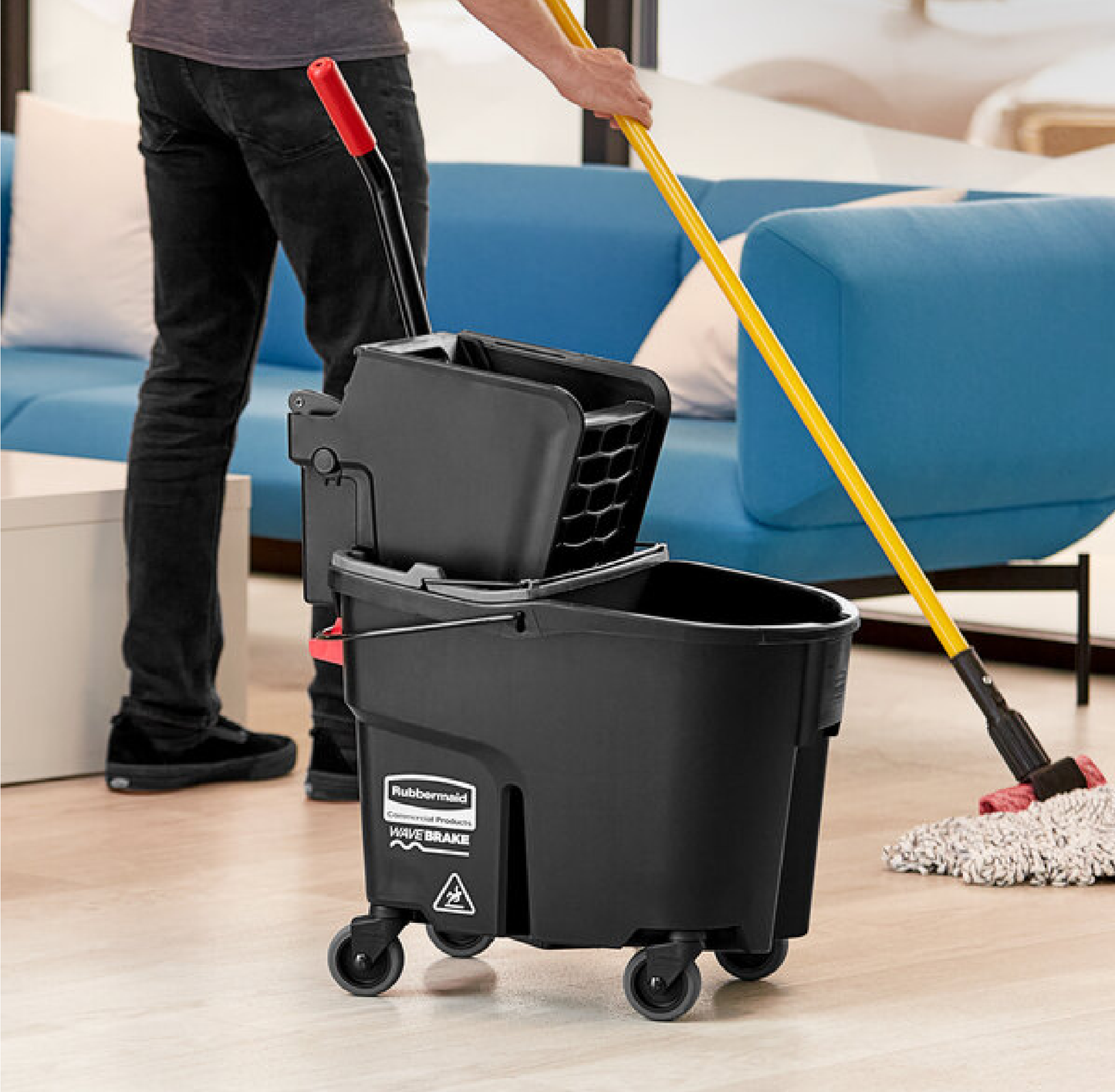 BALDE Y EXPRIMIDOR WAVEBRAKE EXECUTIVE, PRENSA LATERAL, 35 QT