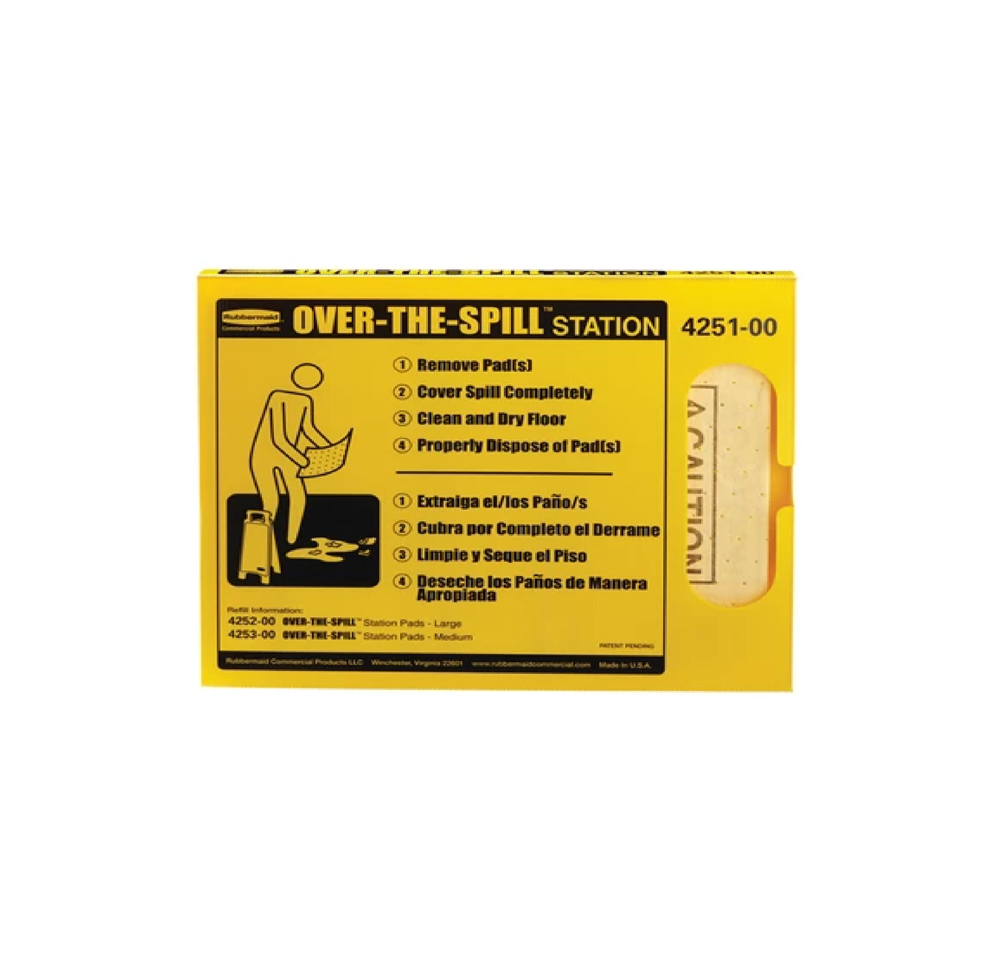 KIT OVER-THE-SPILL INCLUYE ESTACIÓN DESPACHADORA, 22 PAÑOS GRANDES Y SUJETADORES
