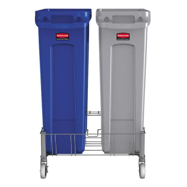 PLATAFORMA RODANTE ACERO INOXIDABLE SLIM JIM DOBLE