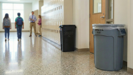Contenedores de basura inteligentes para escuelas: limpieza visible y duradera