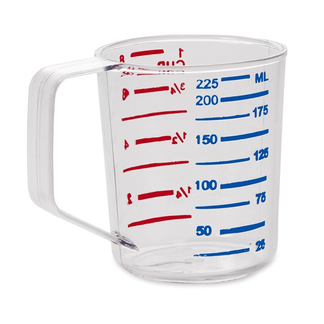 TAZA MEDIDORA BOUNCER TRANSPARENTE 0.25 QT