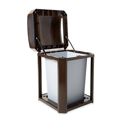 CONTENEDOR LANDMARK SERIES ARMAZÓN CON TAPA DE DOMO Y FORRO INTERNO RÍGIDO, 35 GAL