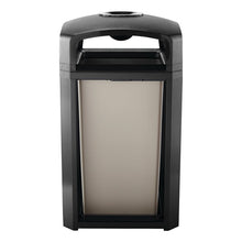 CONTENEDOR LANDMARK SERIES ARMAZÓN CON TAPA DE DOMO CON CENICERO Y FORRO INTERNO RÍGIDO, 50 GAL