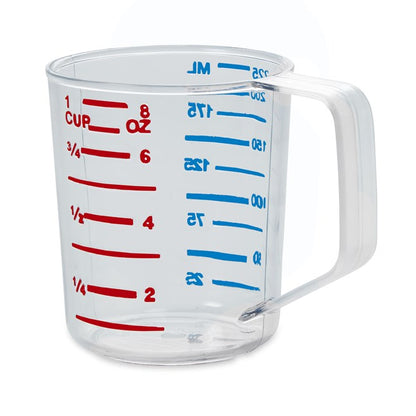 TAZA MEDIDORA BOUNCER TRANSPARENTE 0.25 QT