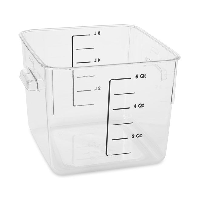 CONTENEDOR CUADRADO AHORRA ESPACIO, 6 QT