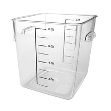 CONTENEDOR CUADRADO AHORRA ESPACIO, 8 QT