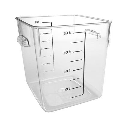 CONTENEDOR CUADRADO AHORRA ESPACIO, 8 QT