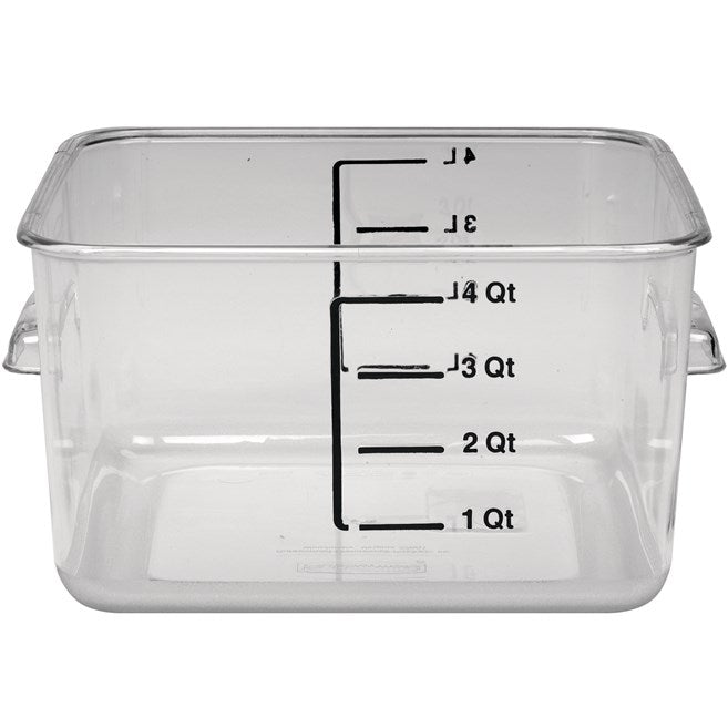 CONTENEDOR CUADRADO AHORRA ESPACIO, 4 QT