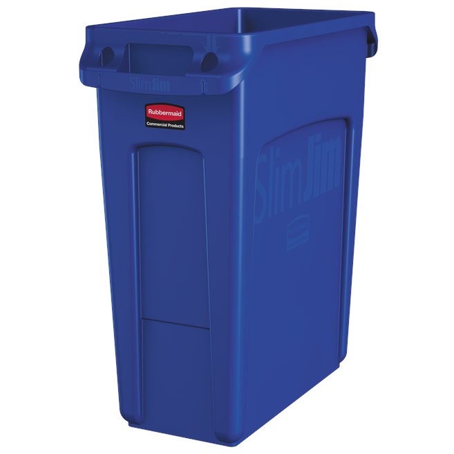 CONTENEDOR BOTE DE BASURA SLIM JIM 16 GAL