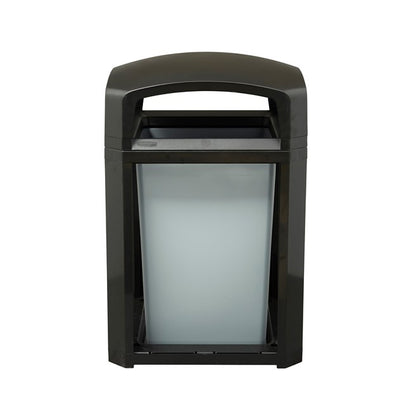 CONTENEDOR LANDMARK SERIES ARMAZÓN CON TAPA DE DOMO Y FORRO INTERNO RÍGIDO, 35 GAL