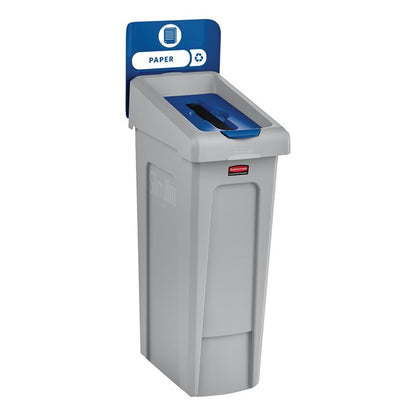 TAPA ESTACIÓN DE RECICLAJE SLIM JIM PAPEL