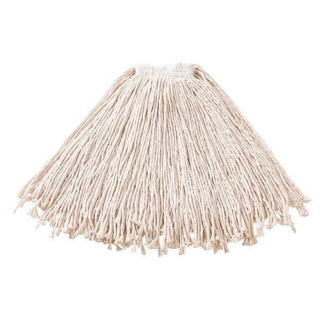 MOP HÚMEDO MEDIANO DE ALGODÓN DURA PRO, BLANCO, DIADEMA 1"