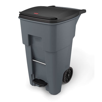 CONTENEDOR BOTE DE BASURA ROLLOUT STEP- ON, 65 GAL