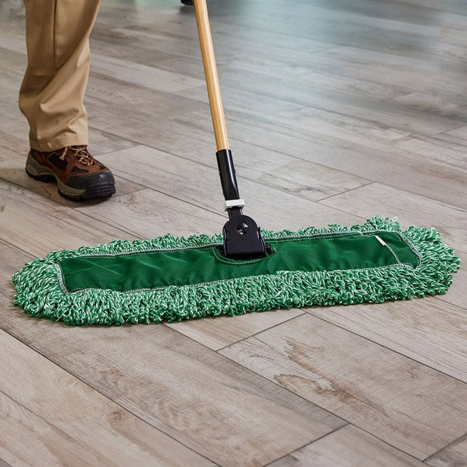 MOP PARA POLVO CON ASA DE MICROFIBRA 48" VERDE