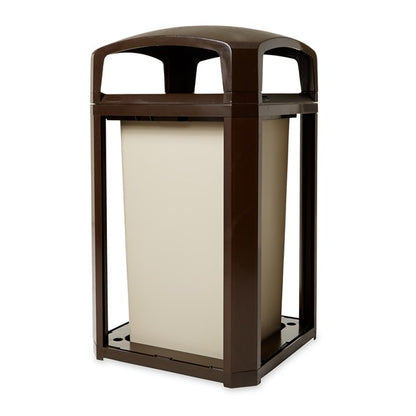 CONTENEDOR LANDMARK SERIES ARMAZÓN CON TAPA DE DOMO Y FORRO INTERNO RÍGIDO, 50 GAL