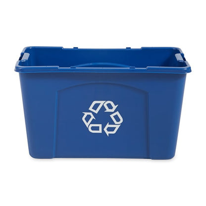 CAJA PARA RECICLAJE RCP AZUL, 18 GAL