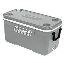 HIELERA ENFRIADOR COLEMAN 70 QT, CON LLANTAS Y ASA, GRANDE