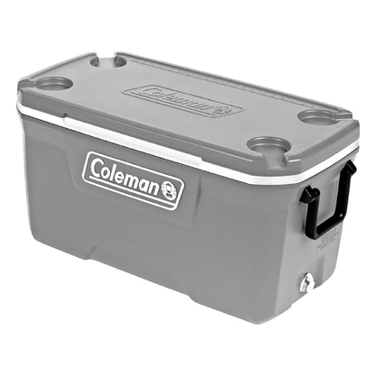 HIELERA ENFRIADOR COLEMAN 70 QT, CON LLANTAS Y ASA, GRANDE