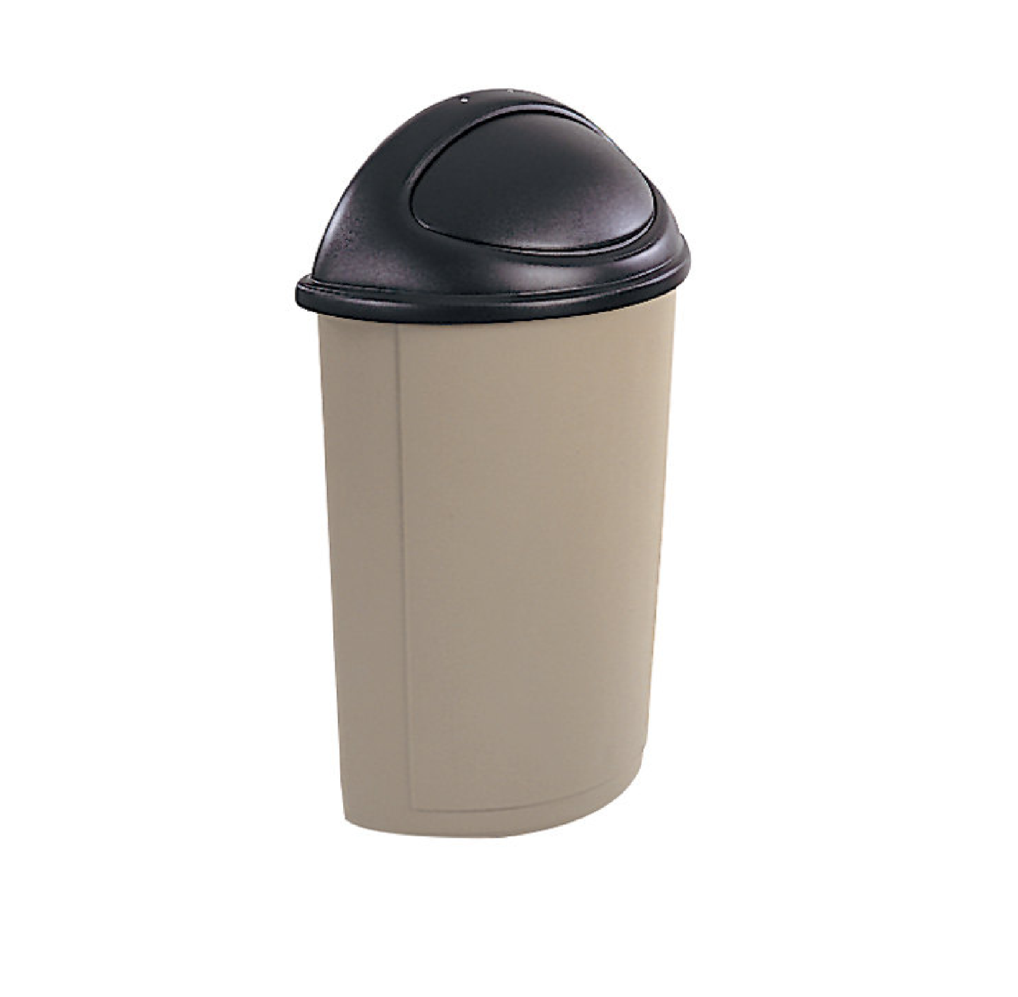 TAPA SEMICILÍNDRICA CON PUERTA UNTOUCHABLE NEGRO, 21 GAL