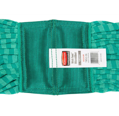 MOP TUBO DE MICROFIBRA MEDIANO WEB FOOT DE TUBO, 5", VERDE