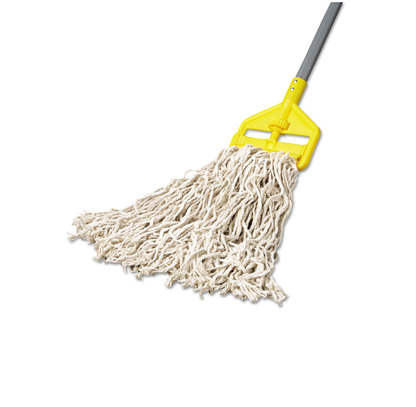 MOP HÚMEDO MEDIANO DE ALGODÓN VALUE PRO, EXTREMOS CORTADOS, BLANCO, 1"
