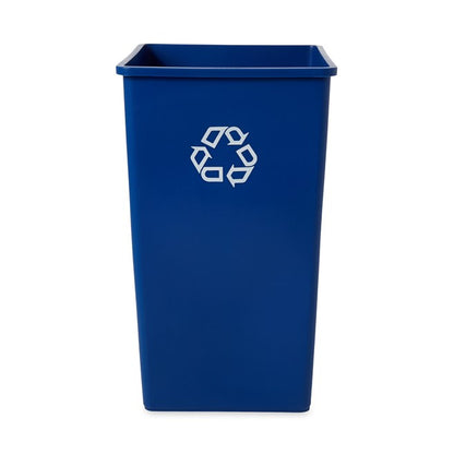 CONTENEDOR CUADRADO UNTOUCHABLE REVESTIMIENTO, AZUL, 50 GAL