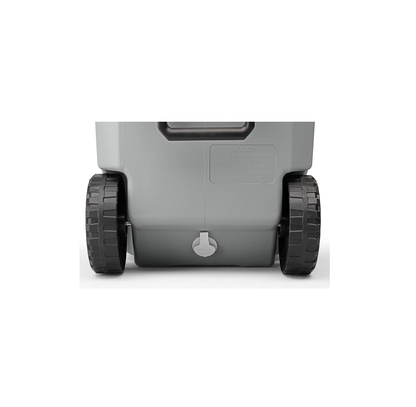HIELERA COLEMAN 62 QT, TAPA CON MOLDE PORTAVASOS Y ASA ALARGADA, GRIS