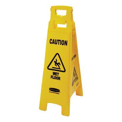 SEÑAL PARA PISO "CUIDADO PISO MOJADO", 2 CARAS, 38"