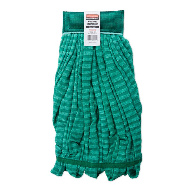 MOP TUBO DE MICROFIBRA GRANDE WEB FOOT DE TUBO, 5", VERDE