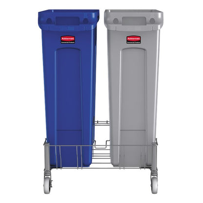 PLATAFORMA RODANTE ACERO INOXIDABLE SLIM JIM DOBLE
