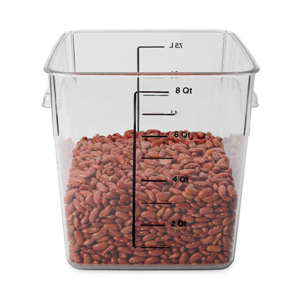 CONTENEDOR CUADRADO AHORRA ESPACIO, 8 QT