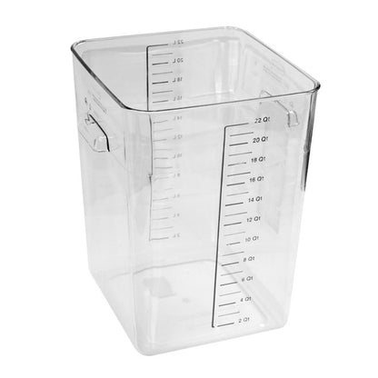 CONTENEDOR CUADRADO AHORRA ESPACIO, 22 QT