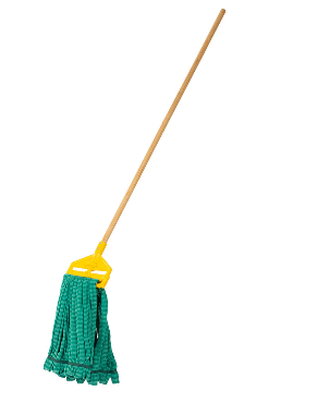 MOP TUBO DE MICROFIBRA GRANDE WEB FOOT DE TUBO, 1", VERDE