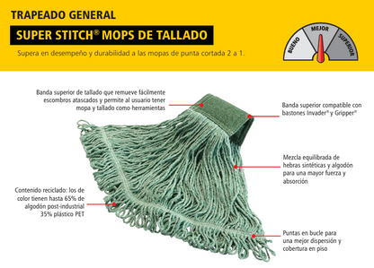 MOP HÚMEDO GRANDE SUPER STITCH DIADEMA 5"