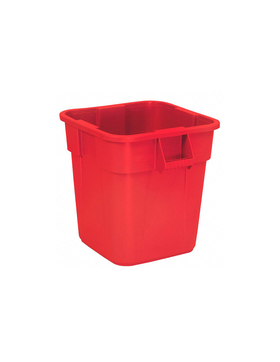 CONTENEDOR BOTE DE BASURA BRUT CUADRADO, 28 GAL