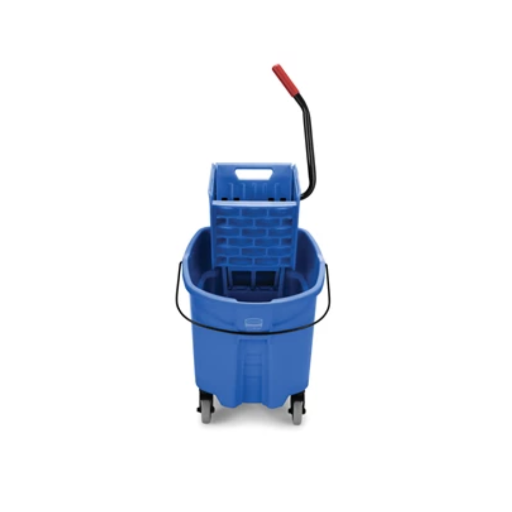 Rubbermaid Wave Brake de Prensa Lateral Capacidad 8.7 gal Color Azul