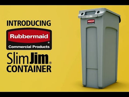 CONTENEDOR BOTE DE BASURA SLIM JIM 23 GAL