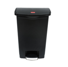 CONTENEDOR DE PEDAL STREAMLINE STEP ON RESINA FRONT STEP, 13 GAL