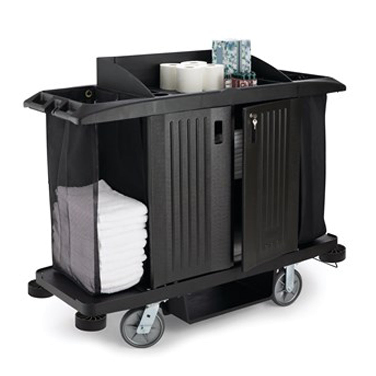Carro Ejecutivo Rubbermaid Tamaño Completo con Puertas
